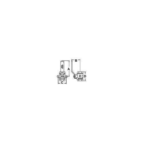 GROCO 1/4" NPT Bronze Inline Fuel Valve [FV-250] - official GROCO product image 2