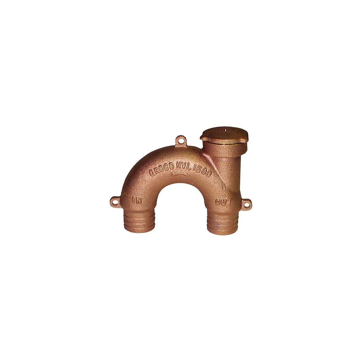 GROCO Bronze Vented Loop - 1-1/2" Hose [HVL-1500] - official GROCO product image 2