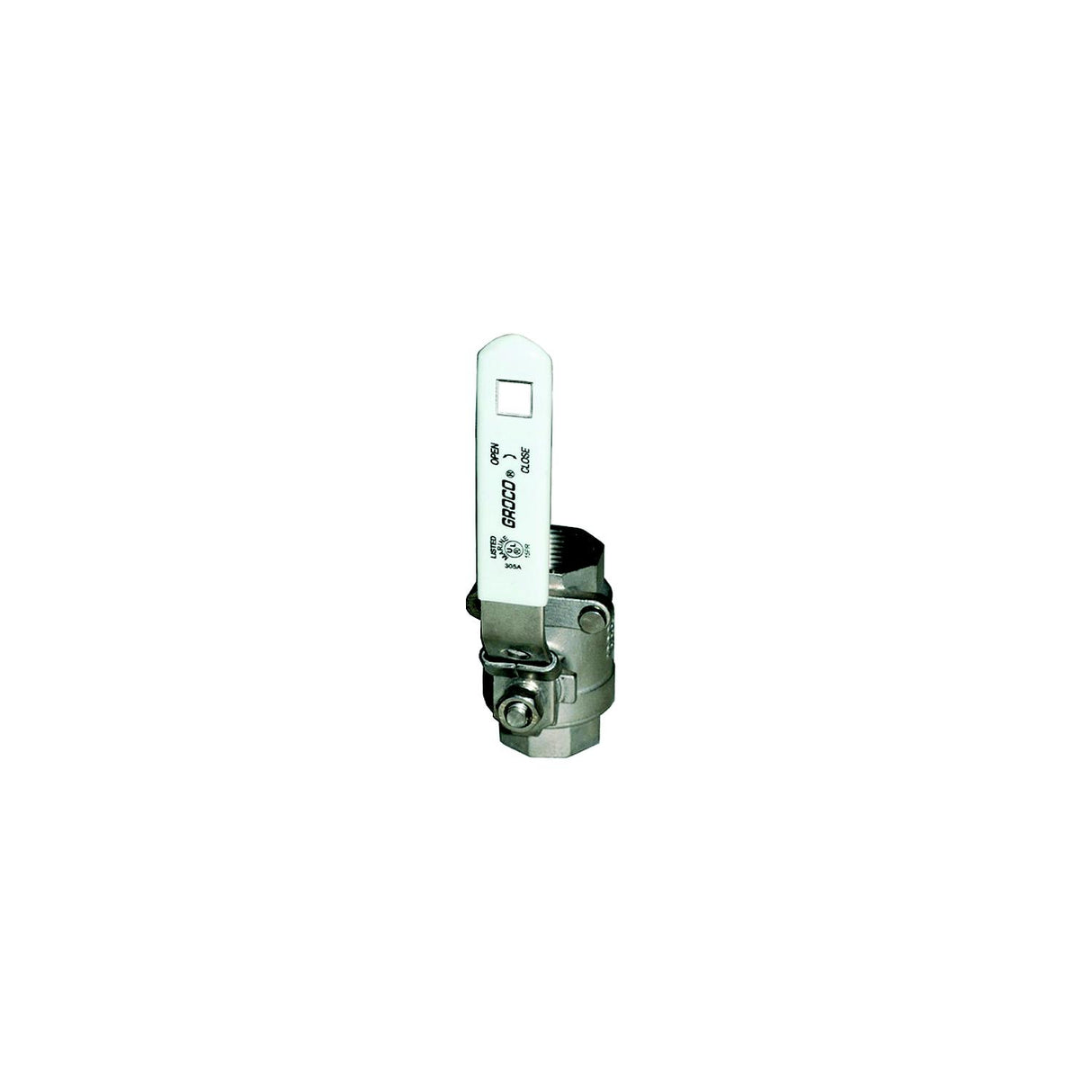GROCO 1-1/2" NPT Stainless Steel In-Line Ball Valve [IBV-1500-S] - official GROCO product image 2