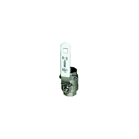 GROCO 1-1/2" NPT Stainless Steel In-Line Ball Valve [IBV-1500-S] - official GROCO product image 2