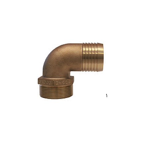 Groco Pipe-To-Hose Adapter, 90° - PTHC-112PD40 - official GROCO product image 3