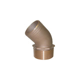 GROCO 1" NPT Bronze 45 Degree Pipe to 1" Hose [PTHD-1000] - official GROCO product image 2