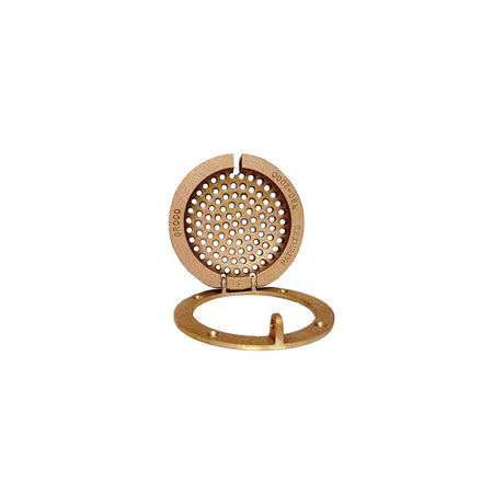 GROCO Bronze Round Hull Strainer w/Access Door f/Up To 1" Thru-Hull [RSC-1000] - official GROCO product image 2