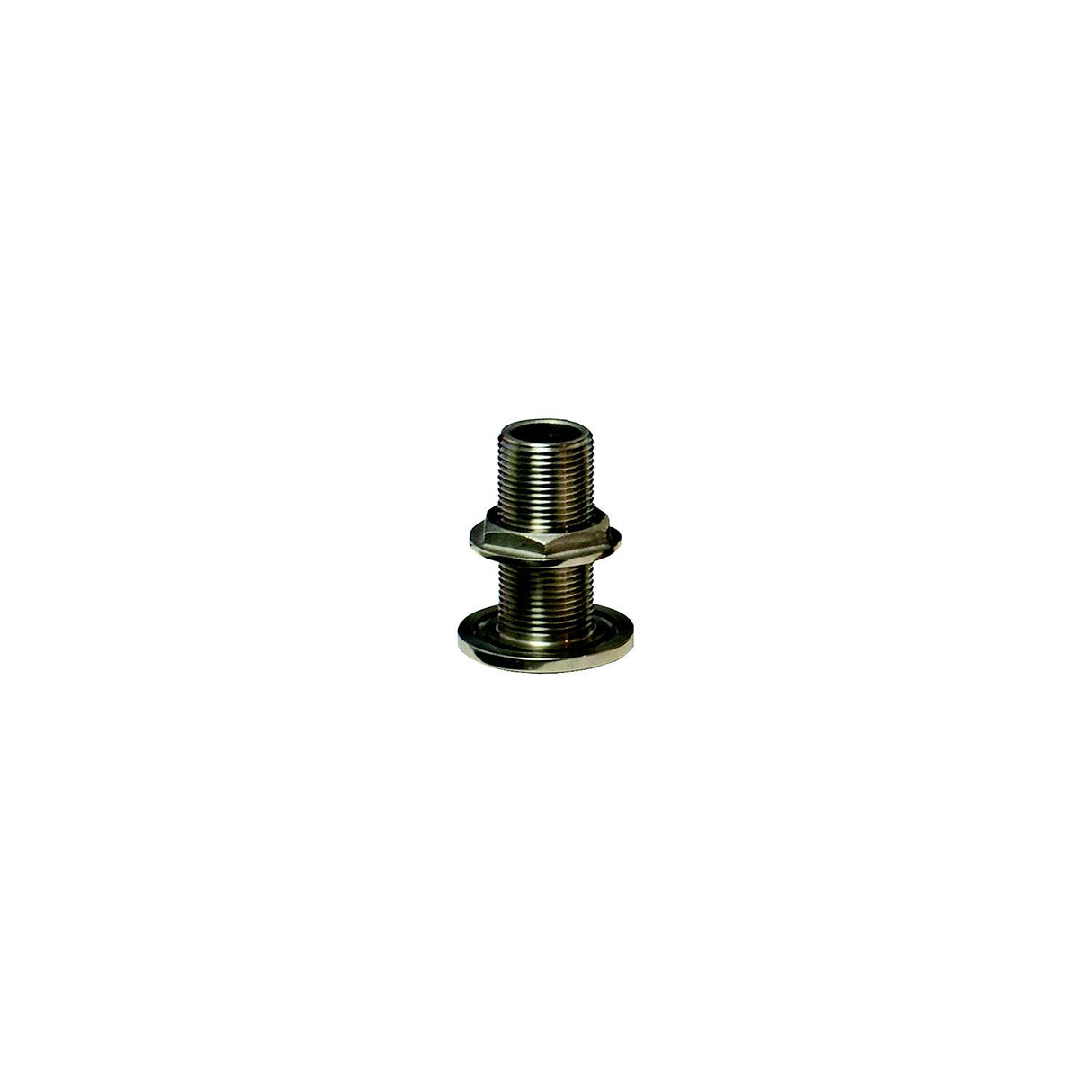 GROCO 1" NPS NPT Combo Stainless Steel Thru-Hull Fitting w/Nut [TH-1000-WS] - official GROCO product image 3