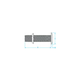 Groco THXL1000WS Stainless Steel Extra Long Thru-Hull Fittings, 1" - THXL-1000-WS - official GROCO product image 3