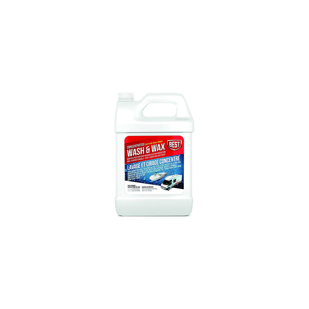 Pro Pack Packaging Best Wash & Wax, 128 oz Concentrate, 4/case - 60128 - image 1