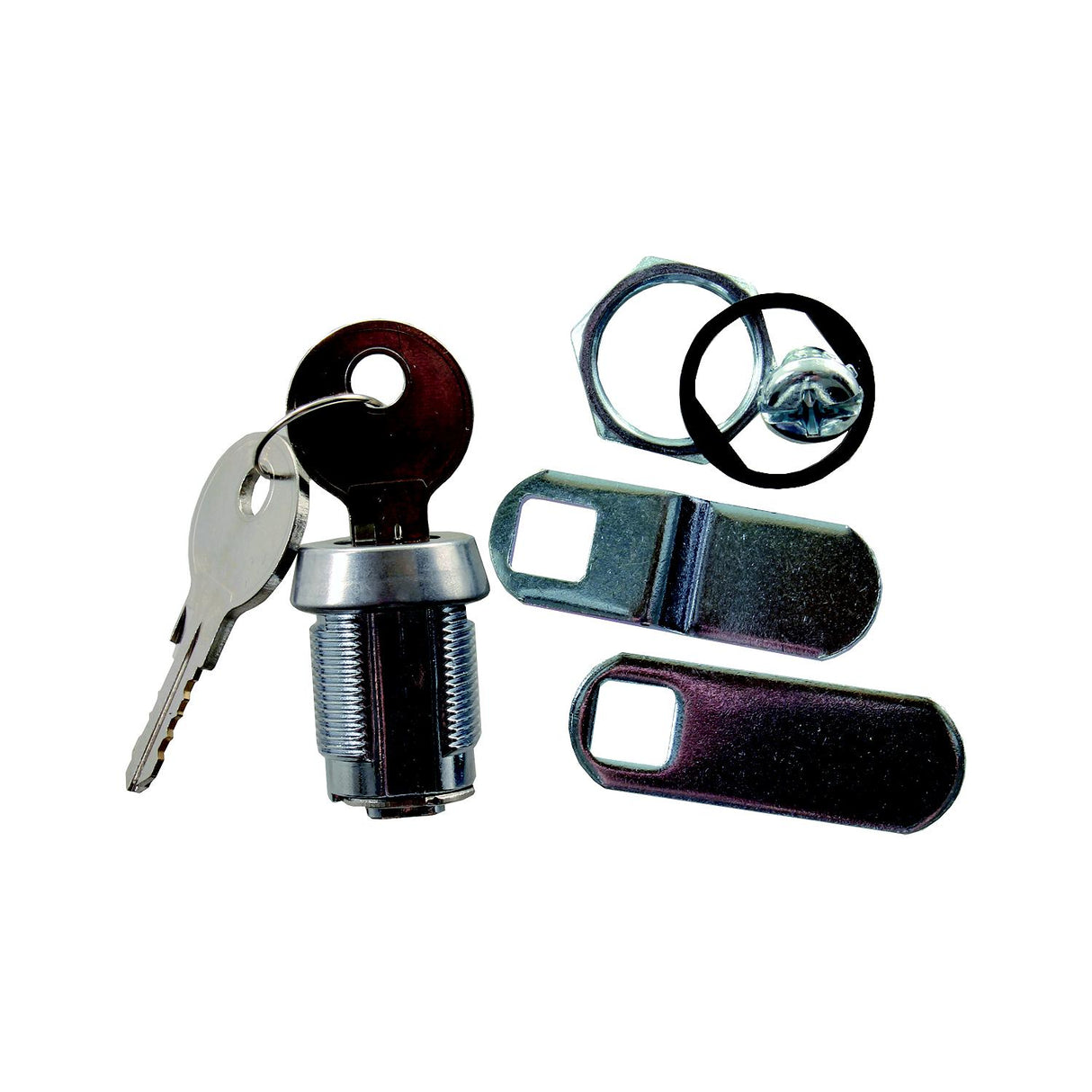 JR Products Deluxe Compartment Door Key Lock, 7/8" - 00165 - image 2