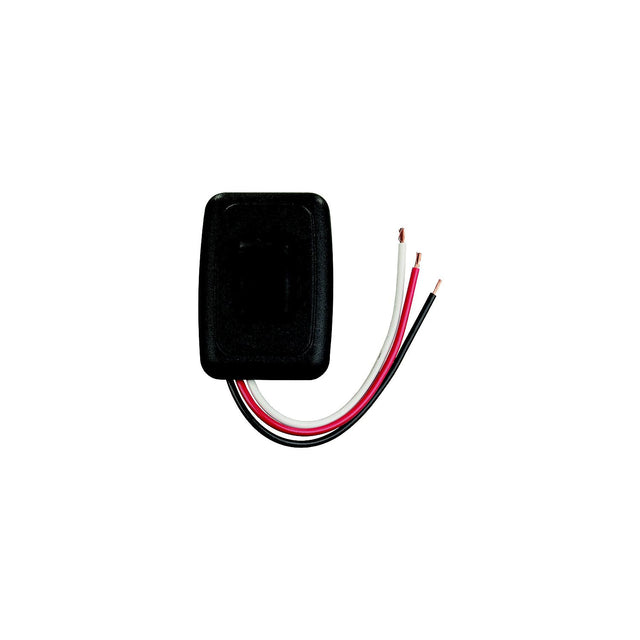 JR Products 0512315 LED Side Slide Dimmer Switch, 10 amps, Black, 1.625" x 1.75" cutout, 2" x 2.875", 12 V - image 1