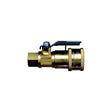 JR Products 07-30435 Natural & LP Gas Coupler with Shut Off for RV Cooking Stoves - image 1