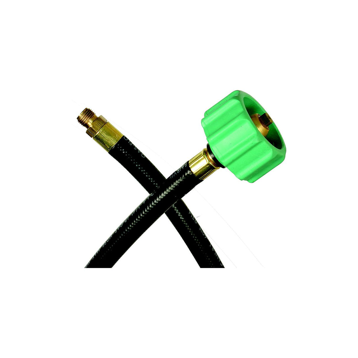 JR Products 0730715 RV Rubber Pigtail Hose with 1/4" Male Inverted Flare End - image 1