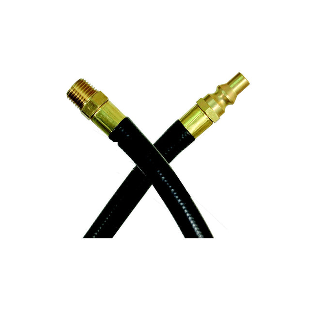 JR Products RV Rubber Appliance Hose with 1/4" Male Pipe Thread & Quick Disconnect Male Ends - 07-31125 - image 1