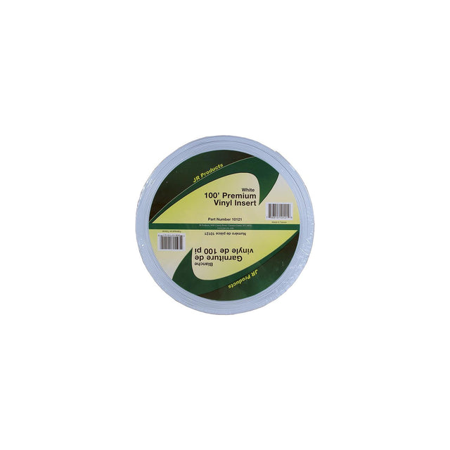 JR Products Vinyl Insert - Premium, 100' White - 10121 - image 1