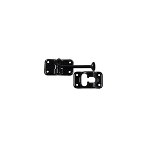 JR Products Plastic T-Style Door Holder, 3.5" Black - 10324 - image 1