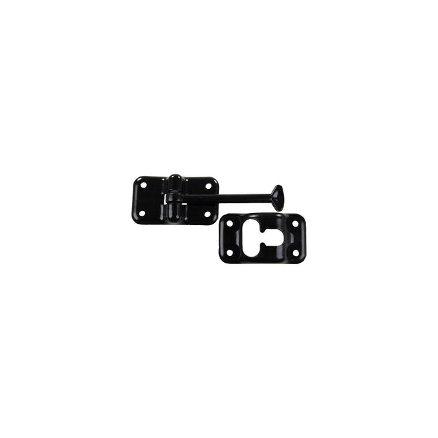 JR Products Plastic T-Style Door Holder, 3.5" Black - 10324 - image 1