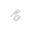 JR Products Plastic T-Style Door Holder, 3.5" Polar White - 10414 - image 1