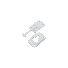JR Products Plastic T-Style Door Holder, 3.5" Polar White - 10414 - image 1