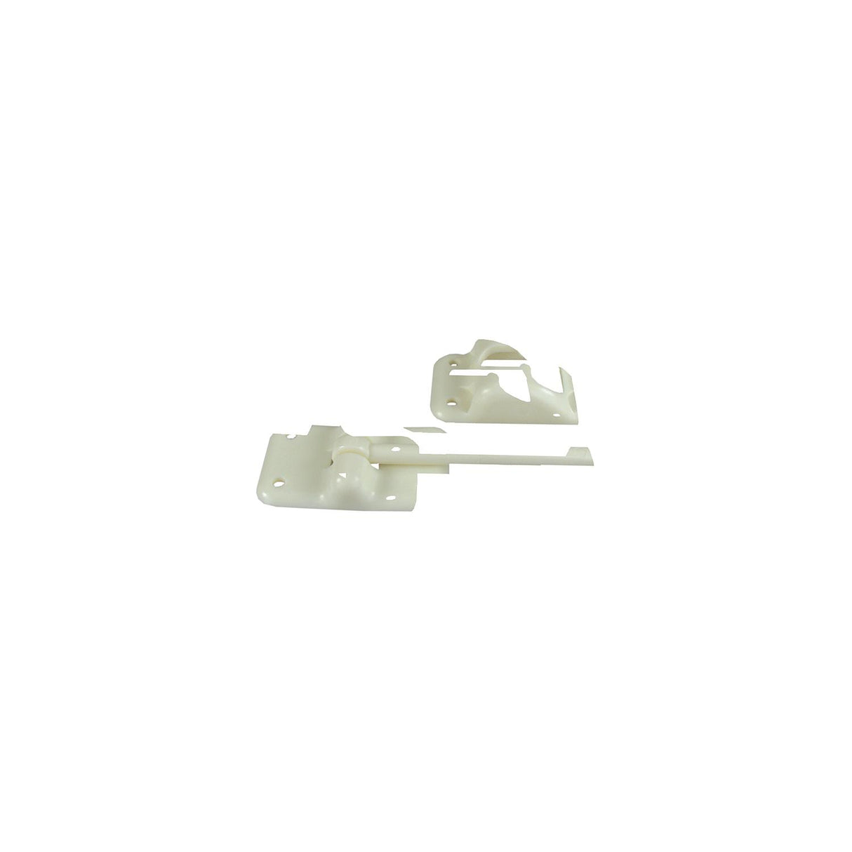 JR Products Plastic T-Style Door Holder, 3.5" Colonial White - 10424 - image 1