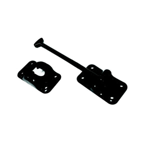 JR Products Plastic T-Style Door Holder, 6" Black - 10434 - image 1