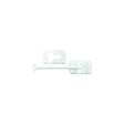 JR Products Plastic T-Style Door Holder, 6" Polar White - 10444 - image 1