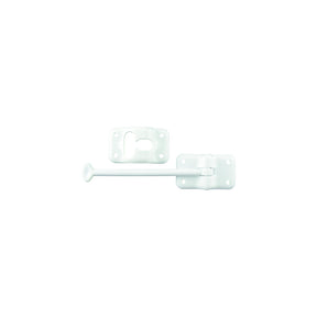 JR Products Plastic T-Style Door Holder, 6" Polar White - 10444 - image 1