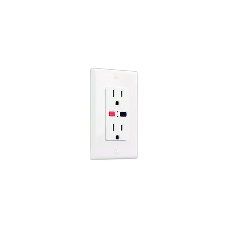 JR Products GFCI Electrical Outlet, White - 15005 - image 1