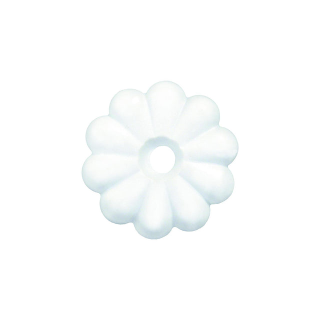 JR Products Plastic Rosettes, White, 14/pk - 20455 - image 1