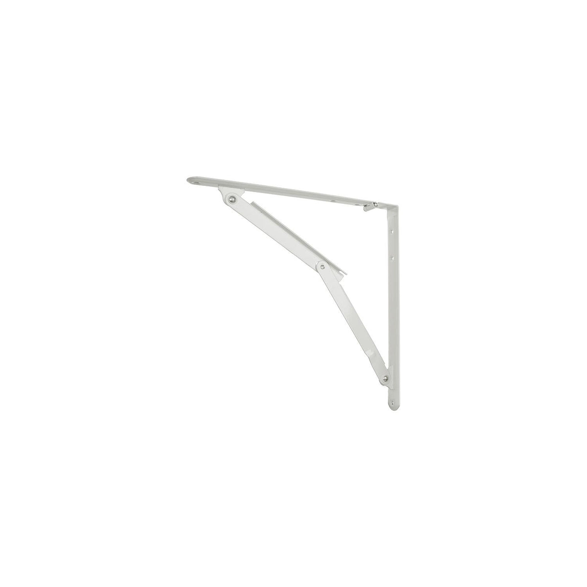 JR Products Folding Shelf Bracket, White - 20725 - image 1