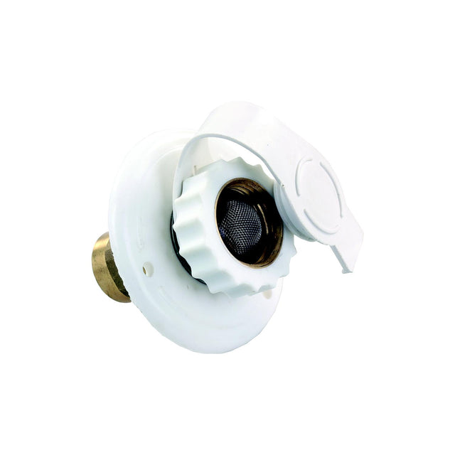 JR Products 62155 Metal RV City Water Flange - image 1
