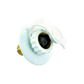 JR Products 62165 Metal RV City Water Flange - image 1