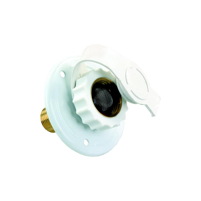 JR Products 62165 Metal RV City Water Flange - image 1