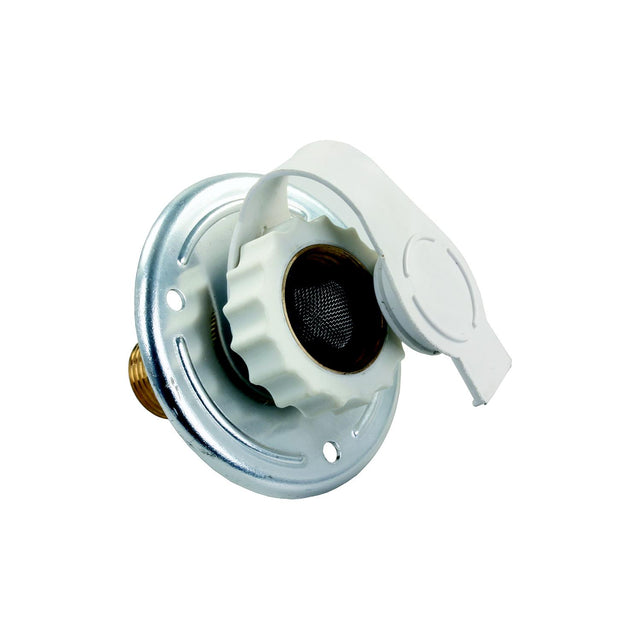 JR Products 62185 Metal RV City Water Flange - image 1