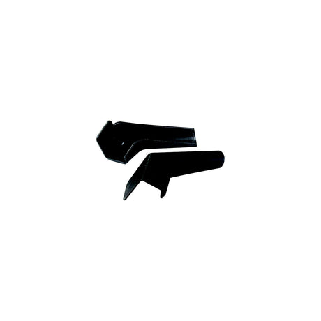 JR Products 655FLEXBKA Flexible Rain Gutter Spouts, Black, pr. - image 1