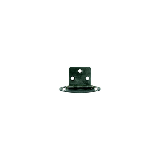JR Products Free Swing Flush Mount Hinge, Satin Nickel - 70655 - image 1