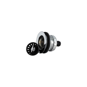 JR Products Sink Strainer With Threaded Basket & Tail Flange - 9490-217-022 - image 1