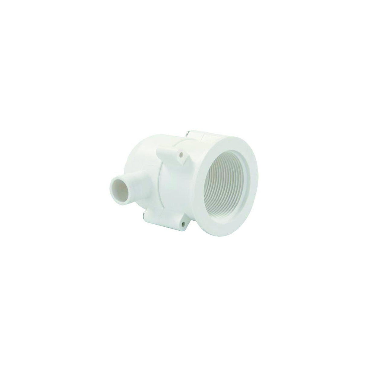 JR Products 95195 White Exterior Evacuation Drain Trap for RV Sink or Shower - image 1