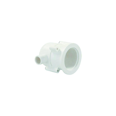 JR Products 95195 White Exterior Evacuation Drain Trap for RV Sink or Shower - image 1