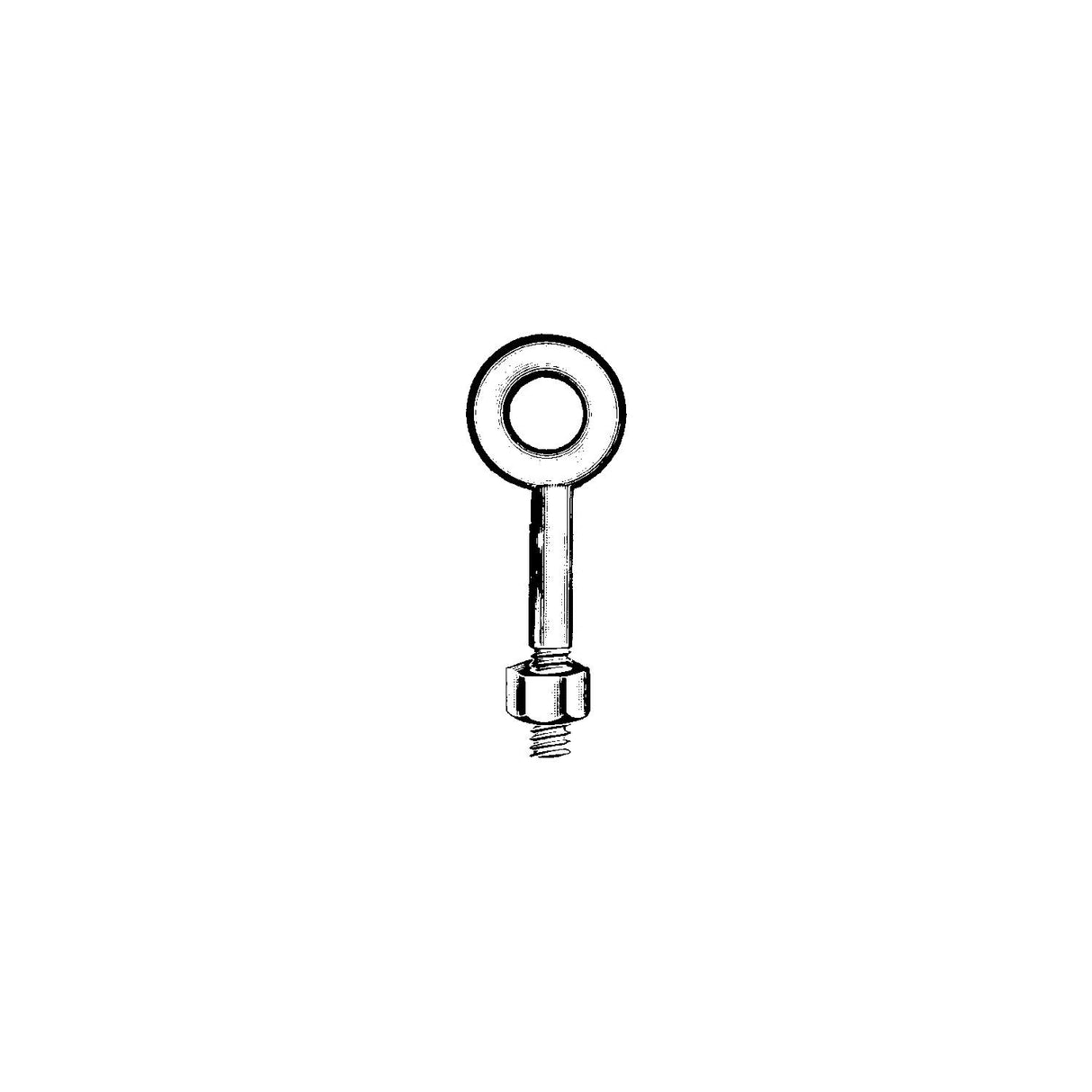 Chicago Hardware Regular Eyebolt, Galvanized - 80682