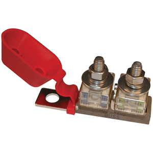 Blue Sea Systems Blue Sea 2151 Terminal Fuse Block - 3/8" Mounting Hole - 2 Terminal Studs
