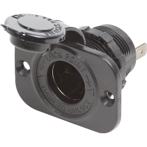 Blue Sea Systems Blue Sea 12 Volt Dash Socket - Black - 1011