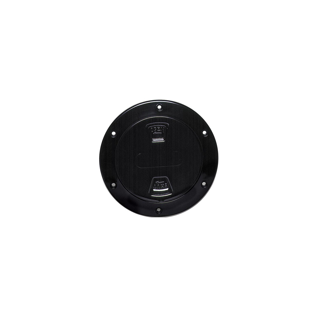 Beckson Screw Out Deck Plate With Standard Trim Ring, Dimple Center - DP42B