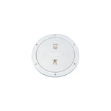 Beckson Screw Out Deck Plate With Standard Trim Ring, Diamond Center - DP44W - official Beckson product image 3