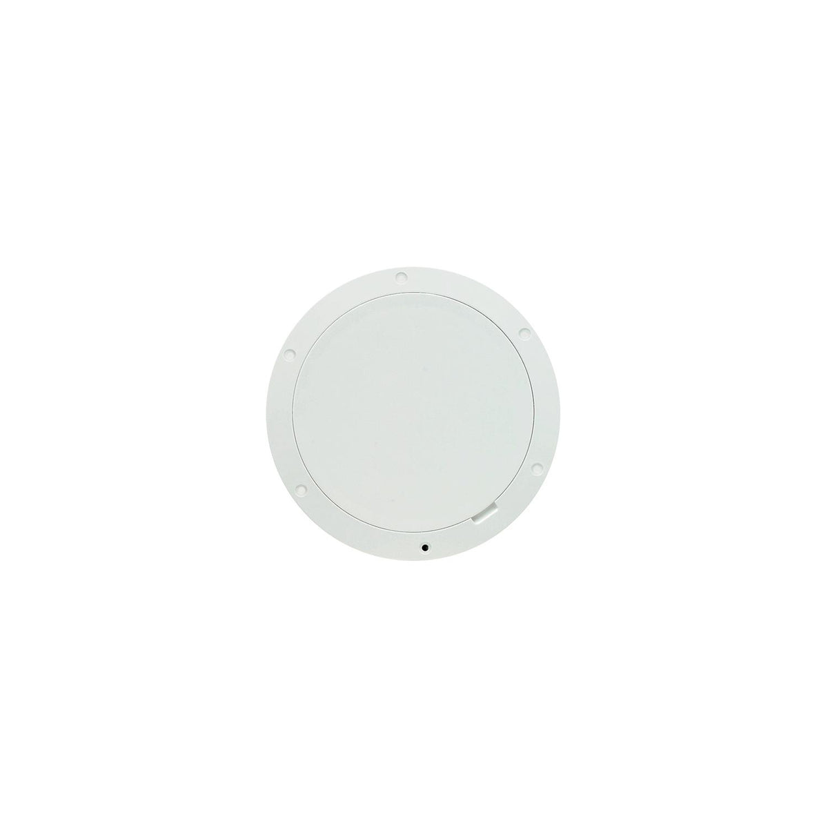 Beckson 6" Smooth Center Pry-Out Deck Plate - White [DP61-W] - official Beckson product image 2