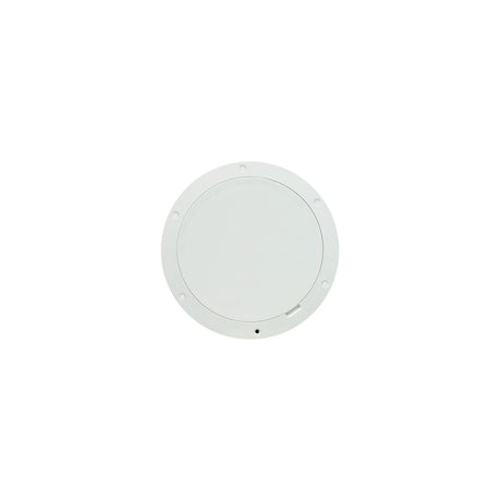 Beckson 6" Smooth Center Pry-Out Deck Plate - White [DP61-W] - official Beckson product image 2
