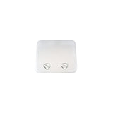 Beckson HT1821AW Rectangular Flush Hatch, 18-1/8" x 20-1/2", White - HT1821AW - official Beckson product image 2