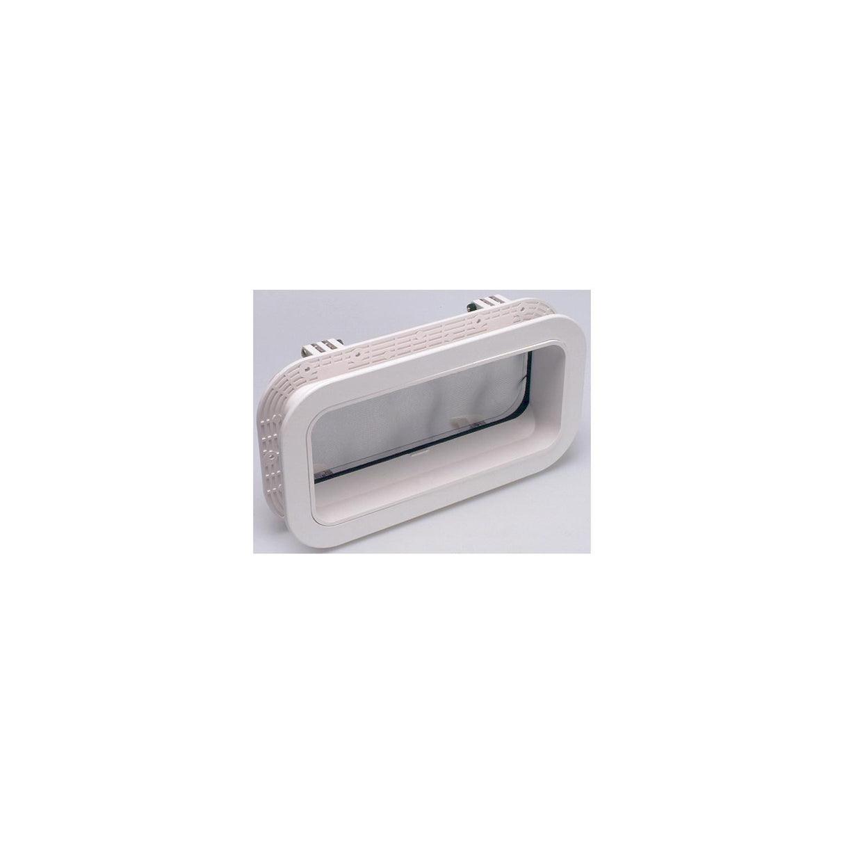 Beckson PO512-WC-10 Self-Drainâ¢ Opening Port, White w/Clear Lens - PO512-WC-10 - official Beckson product image 3