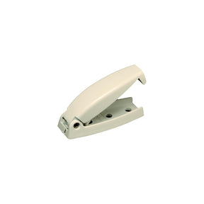 RV Designer Baggage Door Catch - Col White - Rounded - E209 - image 1
