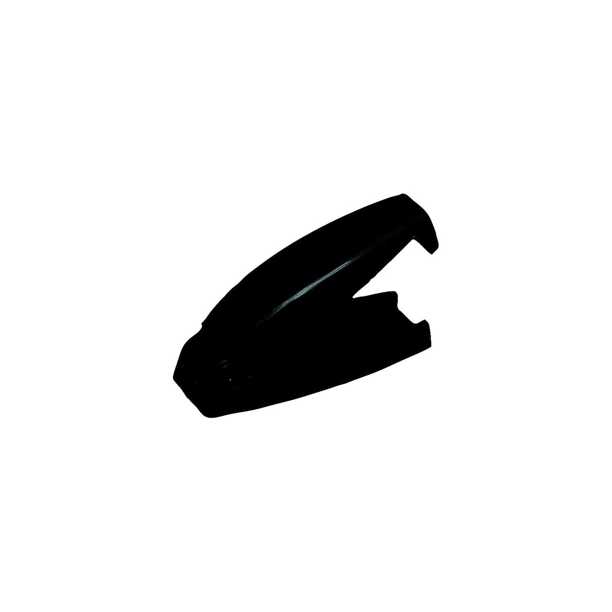 RV Designer Baggage Door Catch - Black - rounded - E210 - image 1