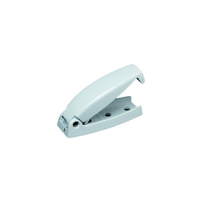 RV Designer Baggage Door Catch - White - rounded - E211 - image 1