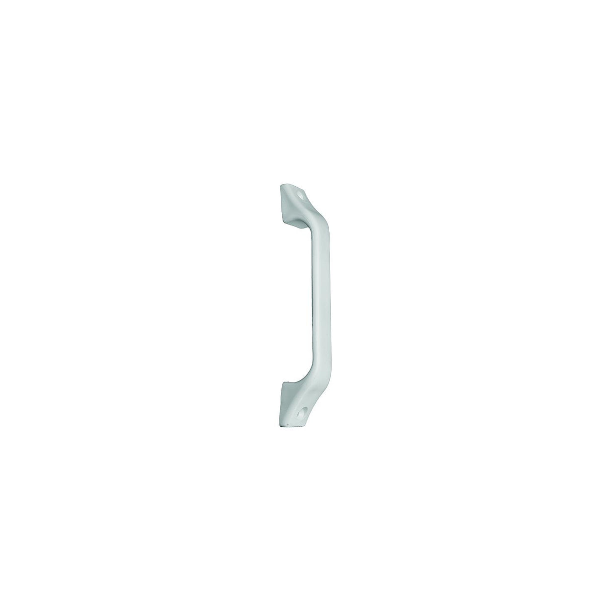 RV Designer Grab Handle - Plastic - White 9-1/2" overall; 7-7/8" Screw hole to screw hole center - E222 - image 1