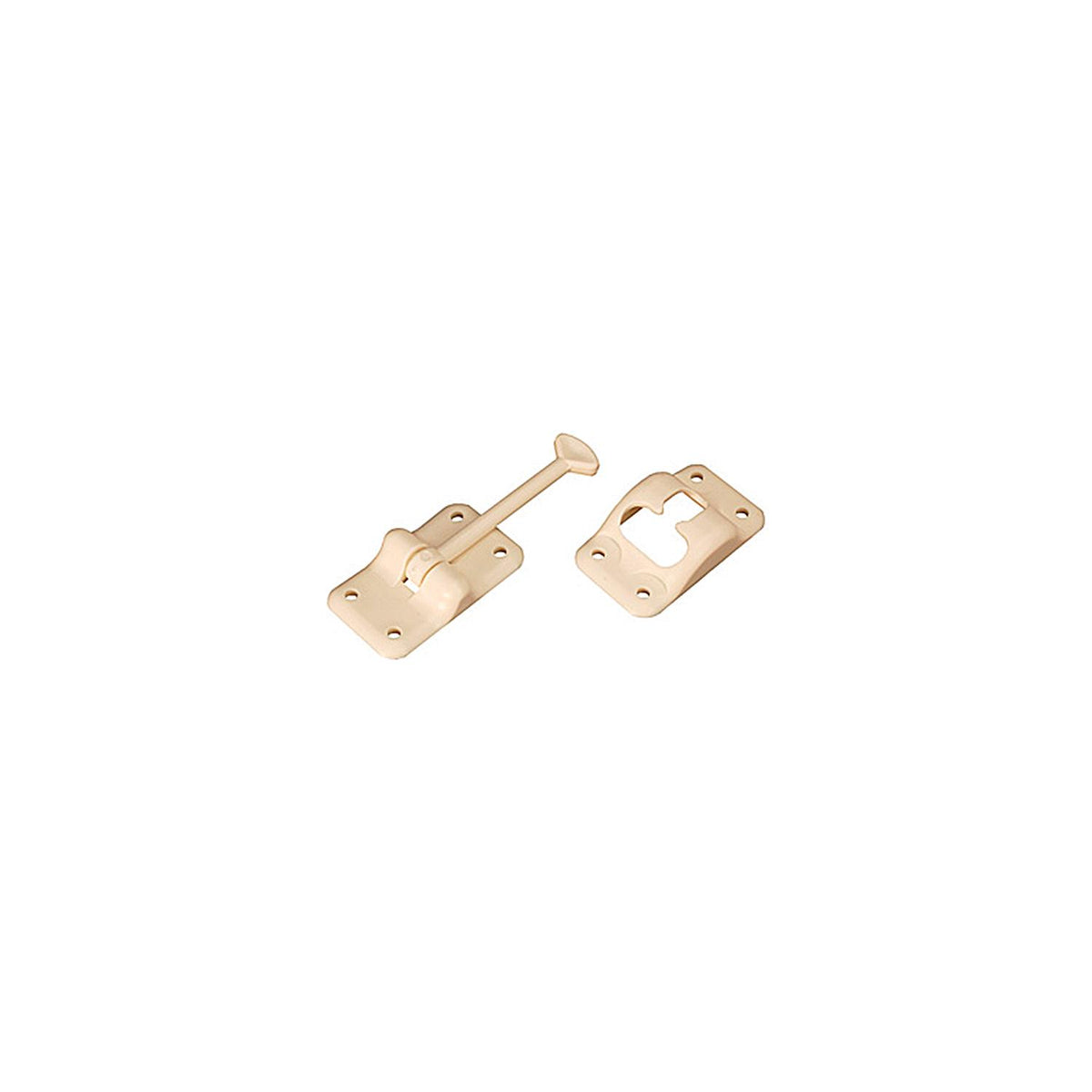 RV Designer Entry Door Holder - Plastic T - 3 1/2" - Col White - E233 - image 1